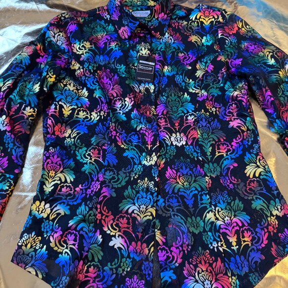 Somnia by Novesa London Celebration Women’s 3/4 Sleeve Blouse – Elegant Top - Picture 6 of 7